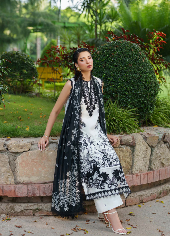 Meraki by Asifa And Nabeel Unstitched Viscose Embroidered Suits 3 Piece AN25MW ANM-02-Ember Glow - Winter Collection