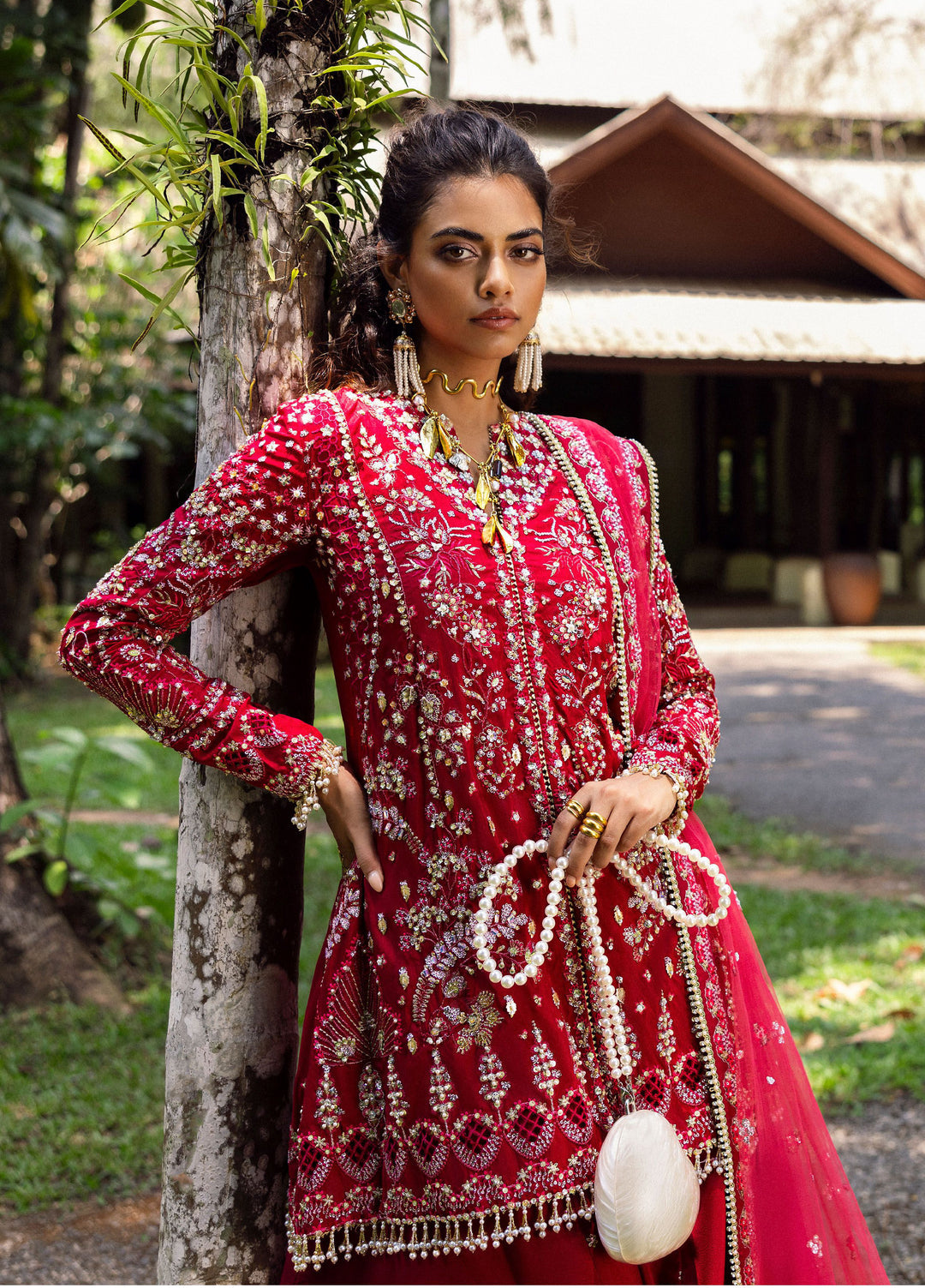 Saira Rizwan Raw Silk Embroidered Suits 3 Piece