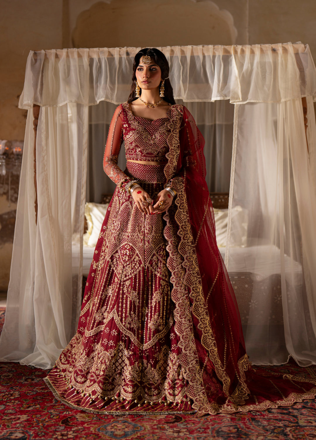 Dastan E Ishq by Ajr Festive Embroidered Organza 3 Piece Suits