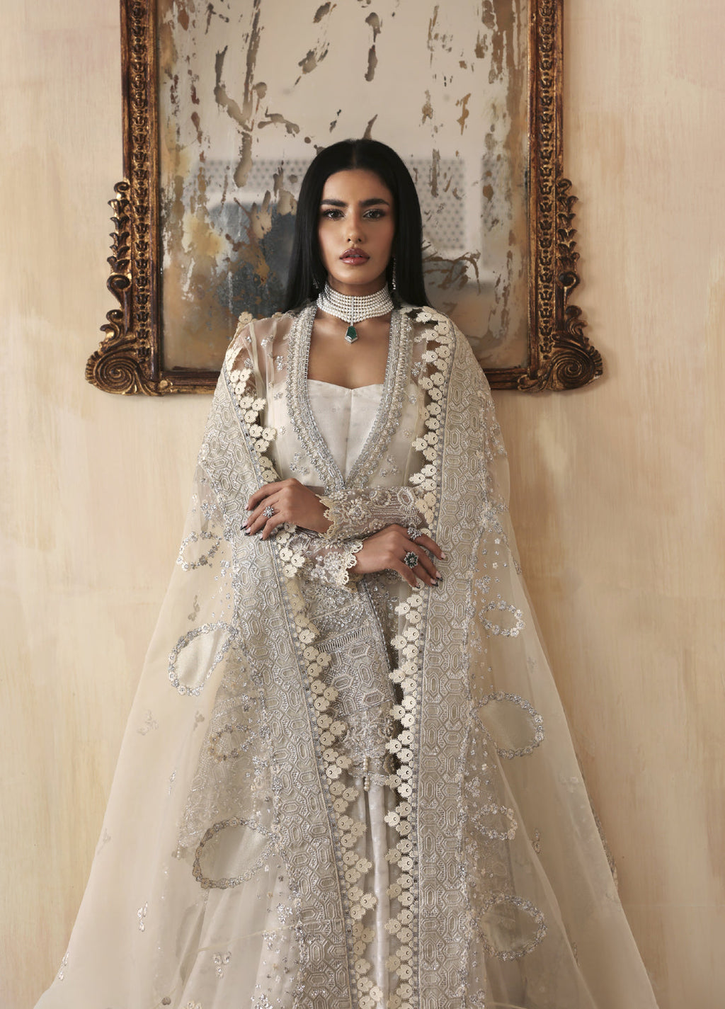 Jahanara by Zarposh Embroidered Organza Suits Unstitched 3 Piece