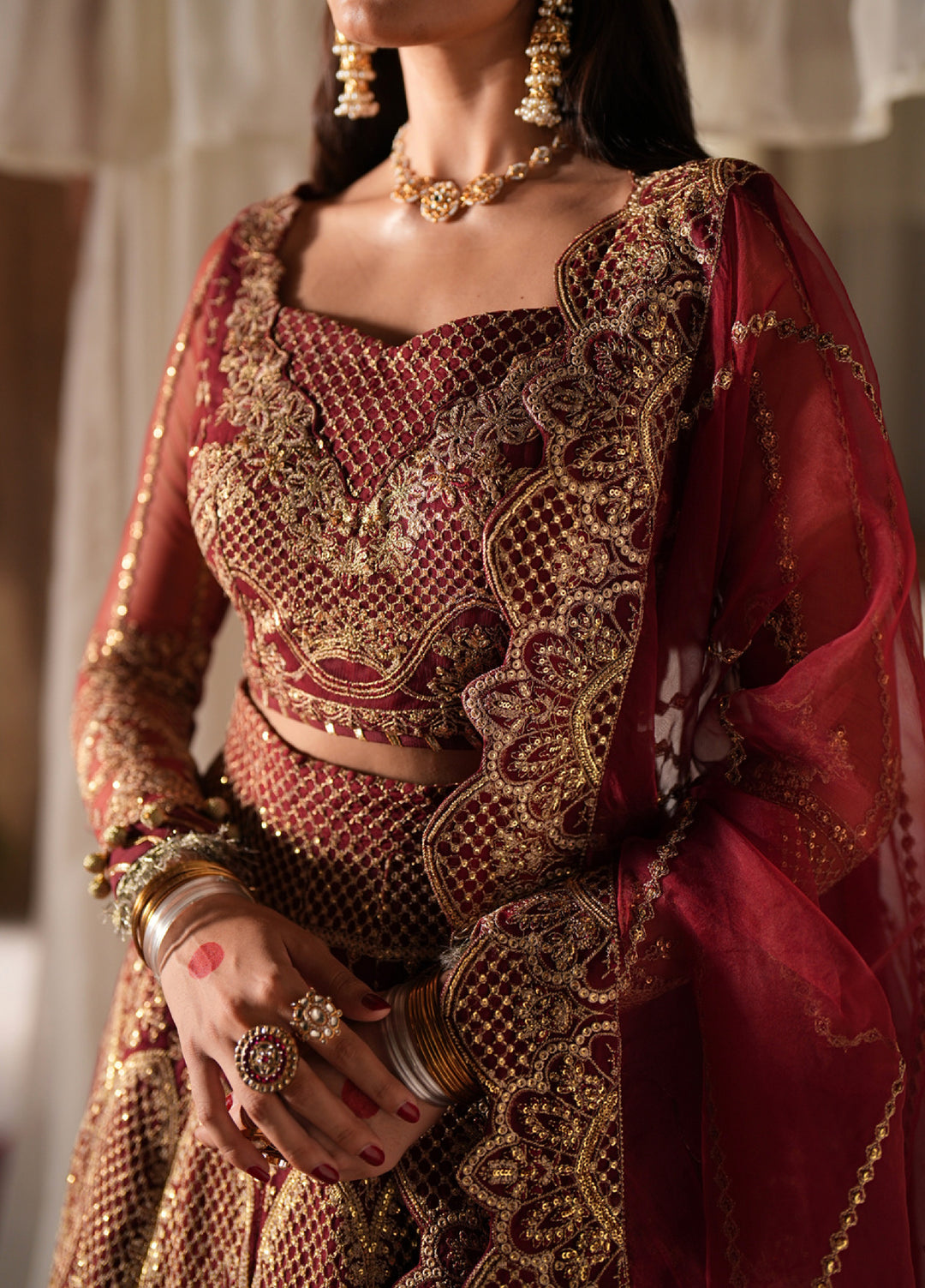 Dastan E Ishq by Ajr Festive Embroidered Organza 3 Piece Suits