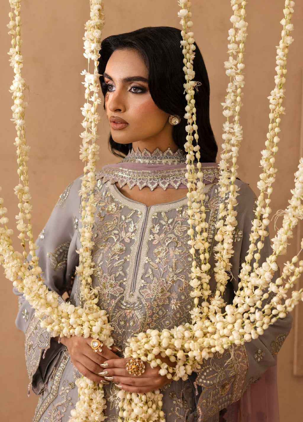 Shehrzadi by Emaan Adeel  Embroidered Chiffon 3 piece