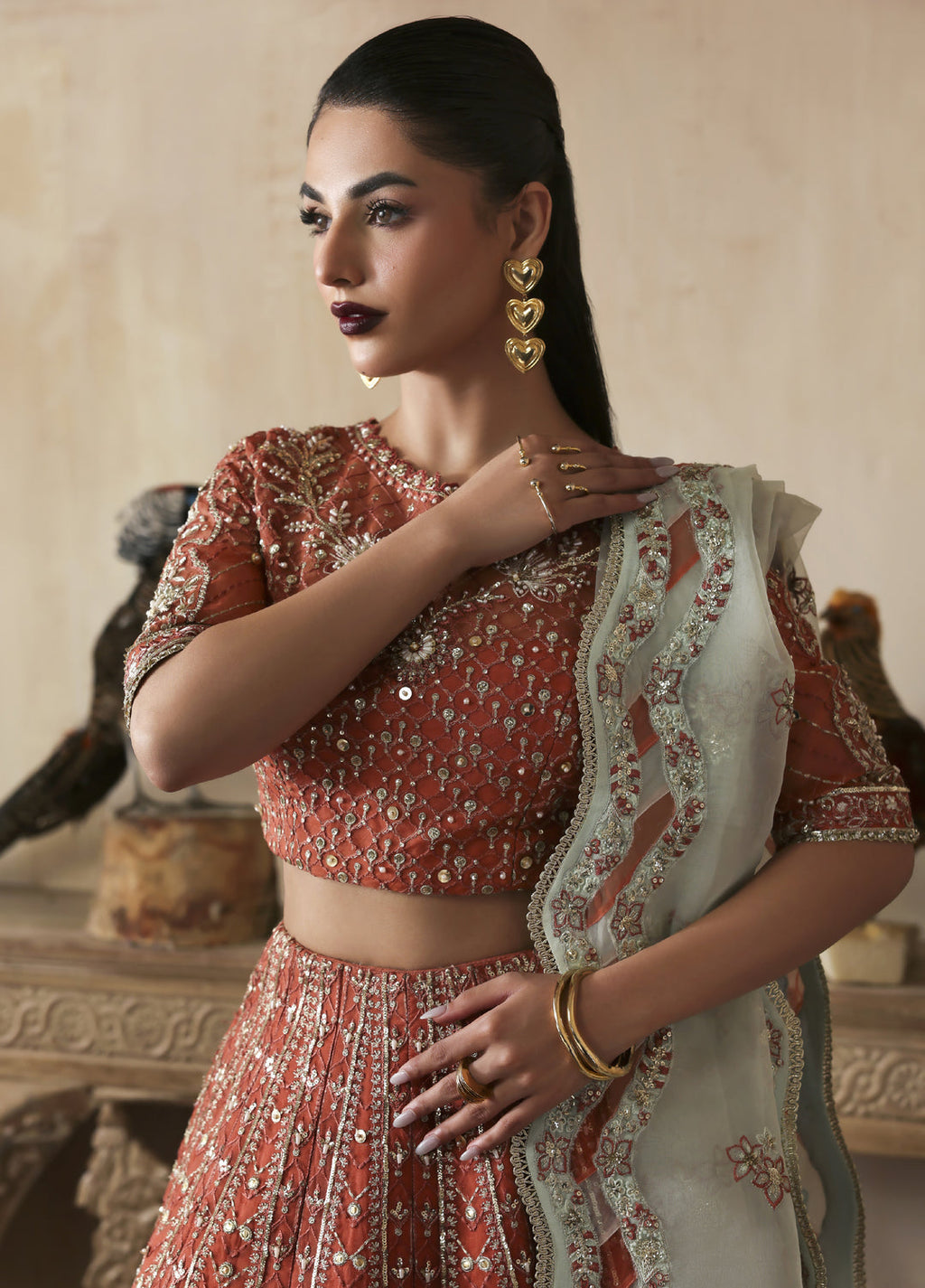 Jahanara by Zarposh Embroidered Organza Suits Unstitched 3 Piece