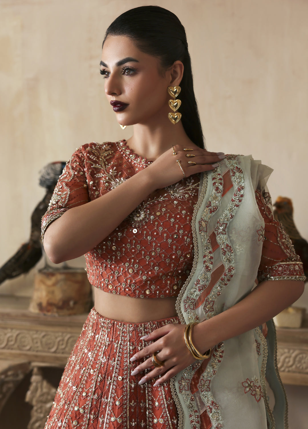 Jahanara by Zarposh Embroidered Organza Suits Unstitched 3 Piece