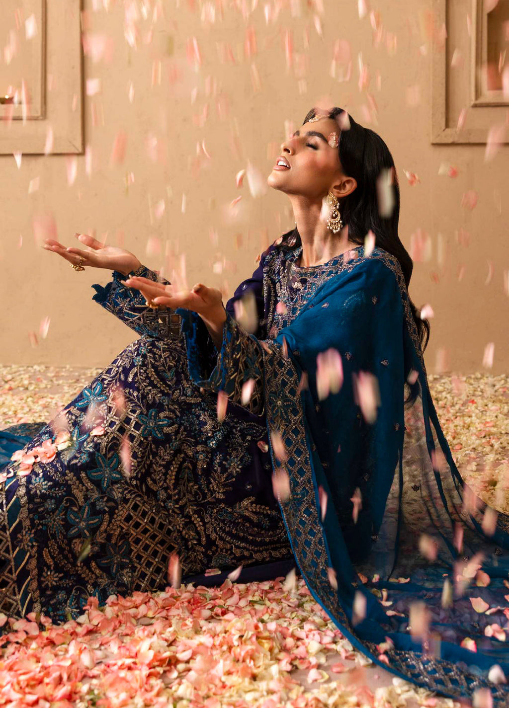 Shehrzadi by Emaan Adeel  Embroidered Chiffon 3 piece