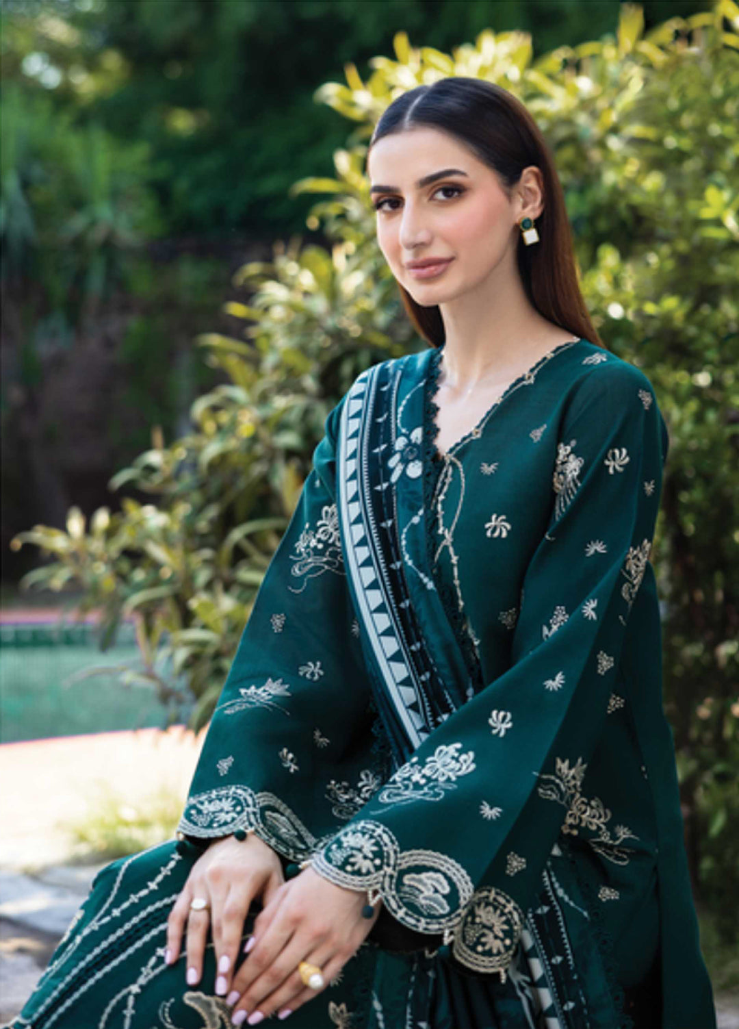 Eminence by Farasha Embroidered Khaddar Suits 3 Piece