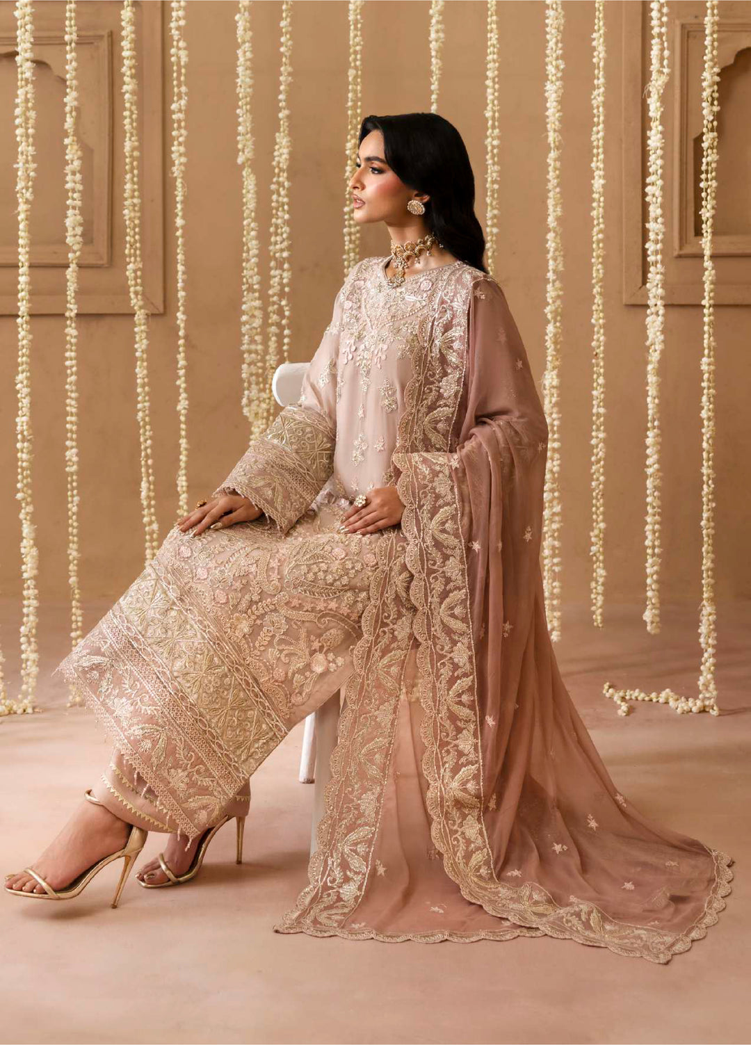 Shehrzadi by Emaan Adeel Embroidered Chiffon 3 piece