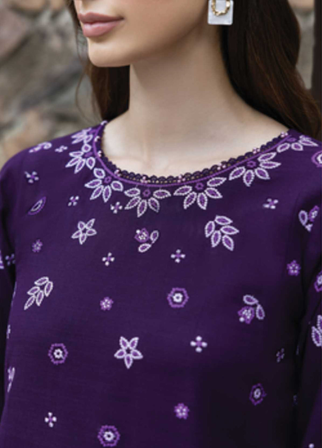 Eminence by Farasha Embroidered Khaddar Suits 3 Piece