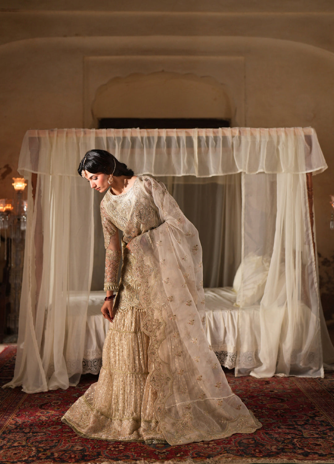 Dastan E Ishq by Ajr Festive Embroidered Organza 3 Piece Suits