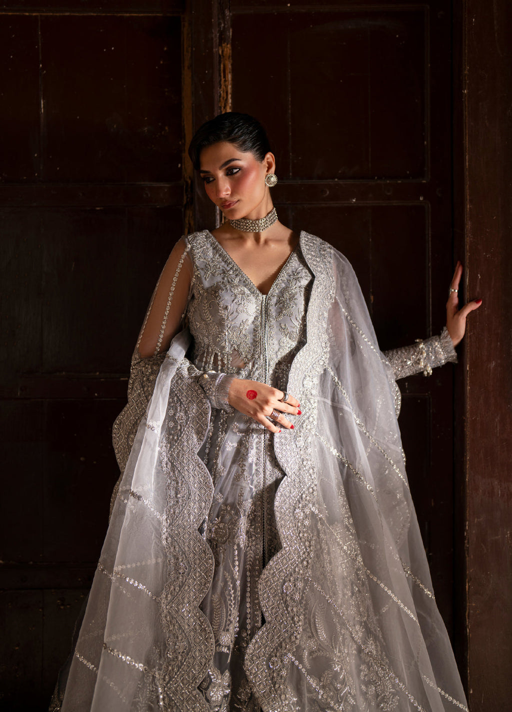 Dastan E Ishq by Ajr Festive Embroidered Net 3 Piece Suits