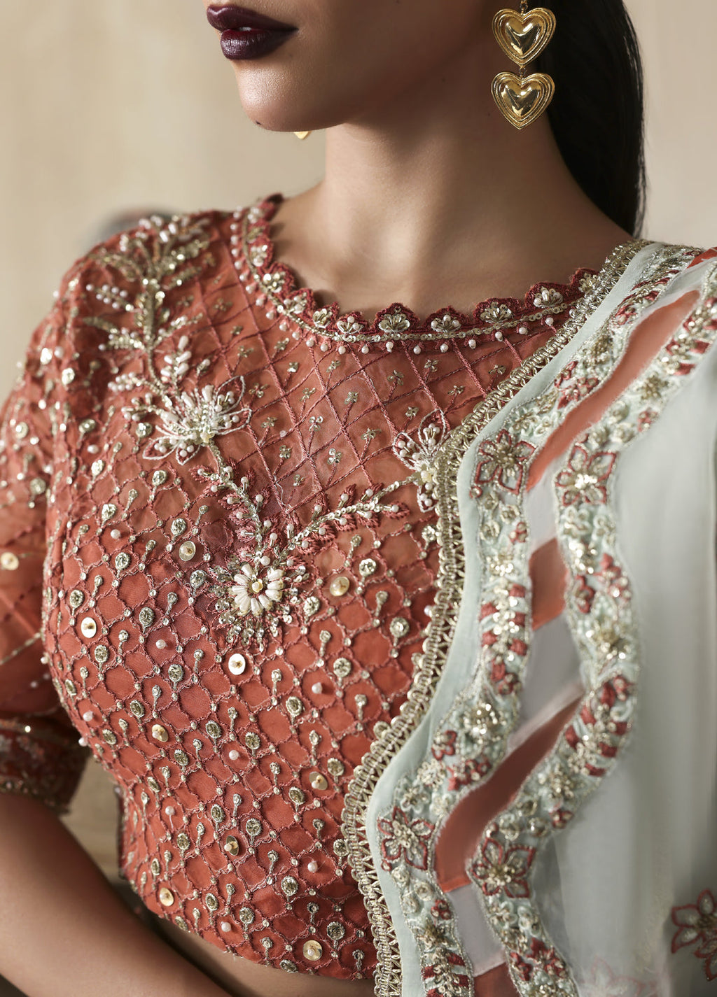 Jahanara by Zarposh Embroidered Organza Suits Unstitched 3 Piece