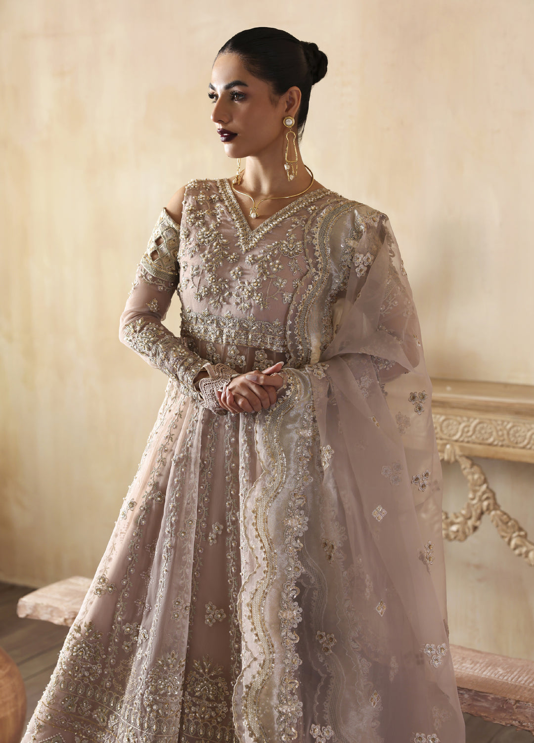 Jahanara by Zarposh Embroidered Organza Suits Unstitched 3 Piece