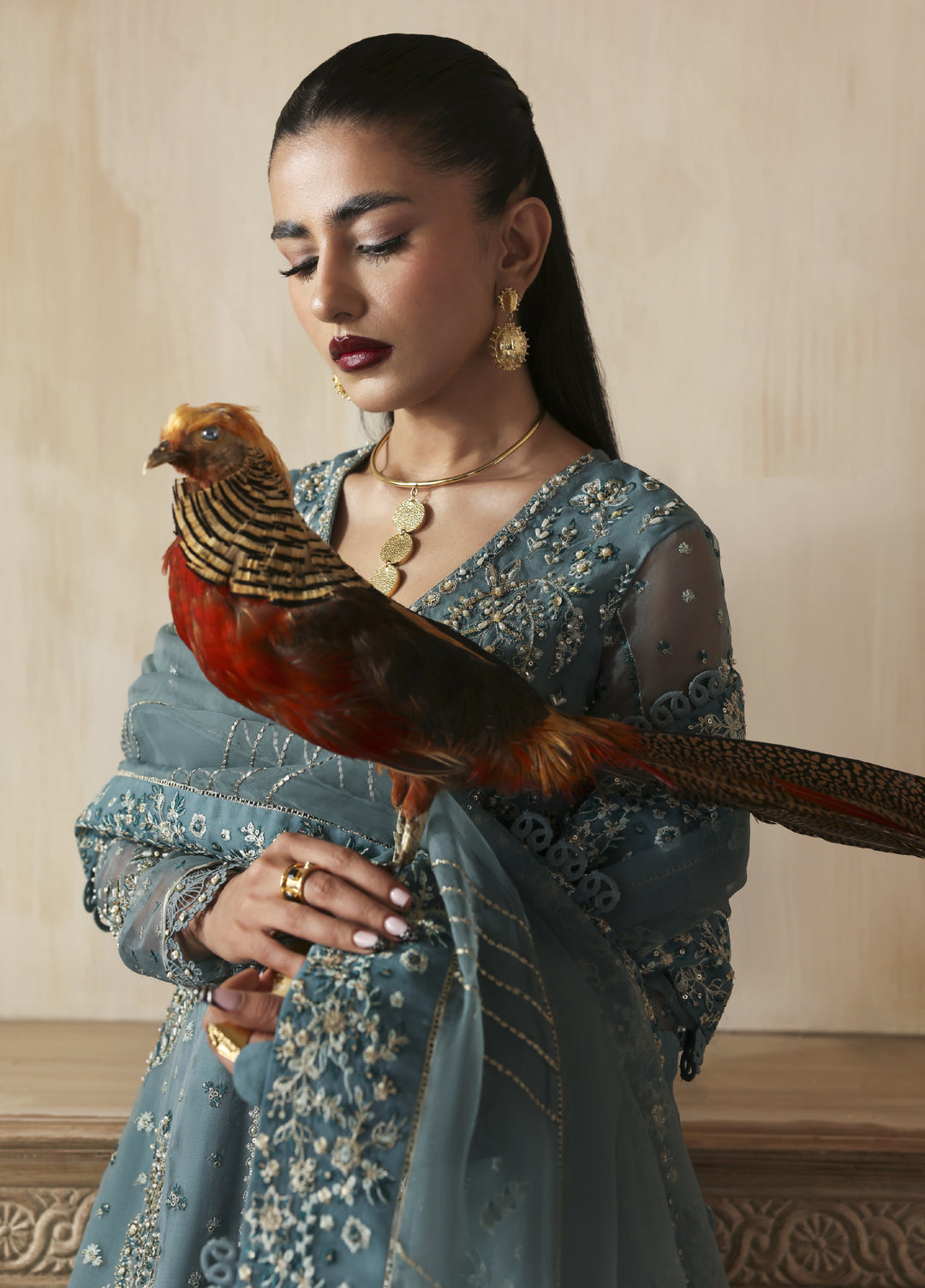 Jahanara by Zarposh Embroidered Organza Suits Unstitched 3 Piece