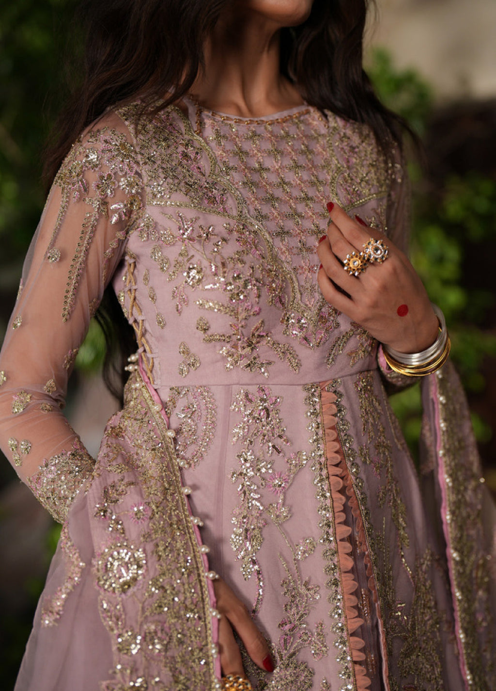 Dastan E Ishq by Ajr Festive Embroidered Organza 3 Piece Suits