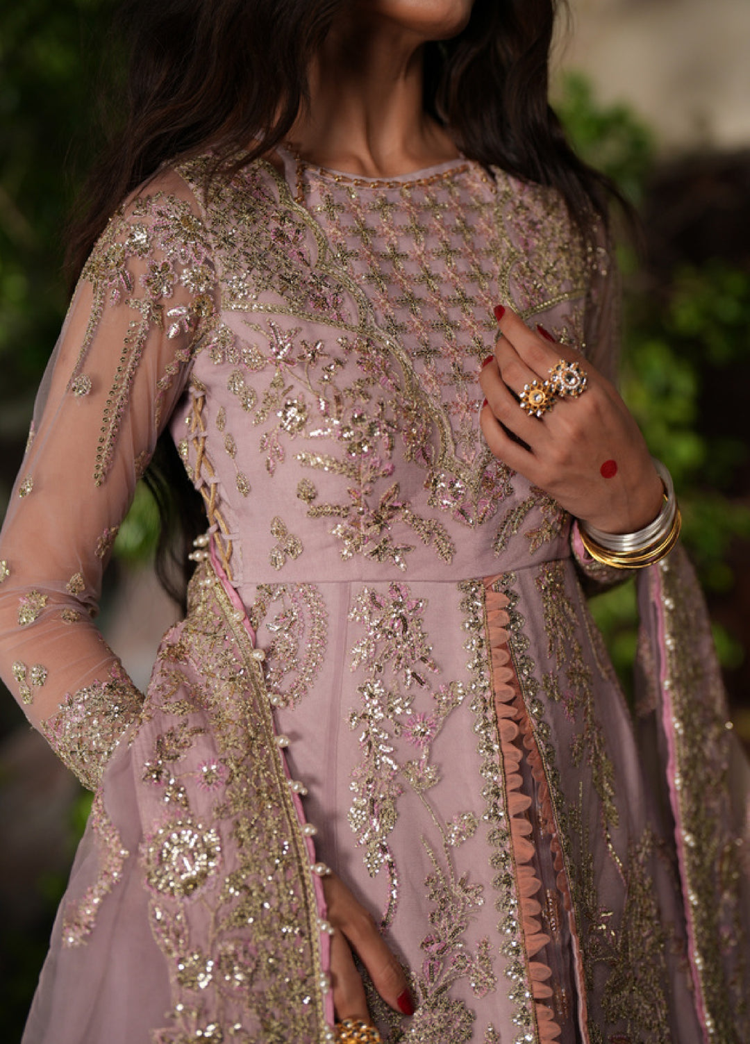 Dastan E Ishq by Ajr Festive Embroidered Organza 3 Piece Suits