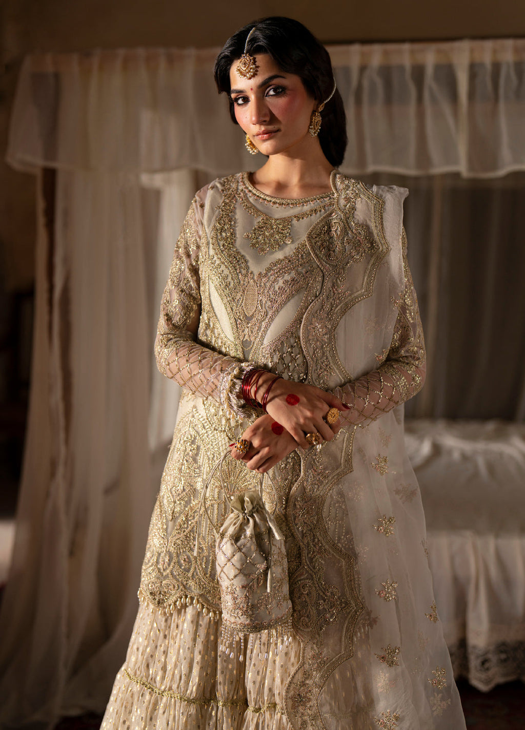 Dastan E Ishq by Ajr Festive Embroidered Organza 3 Piece Suits