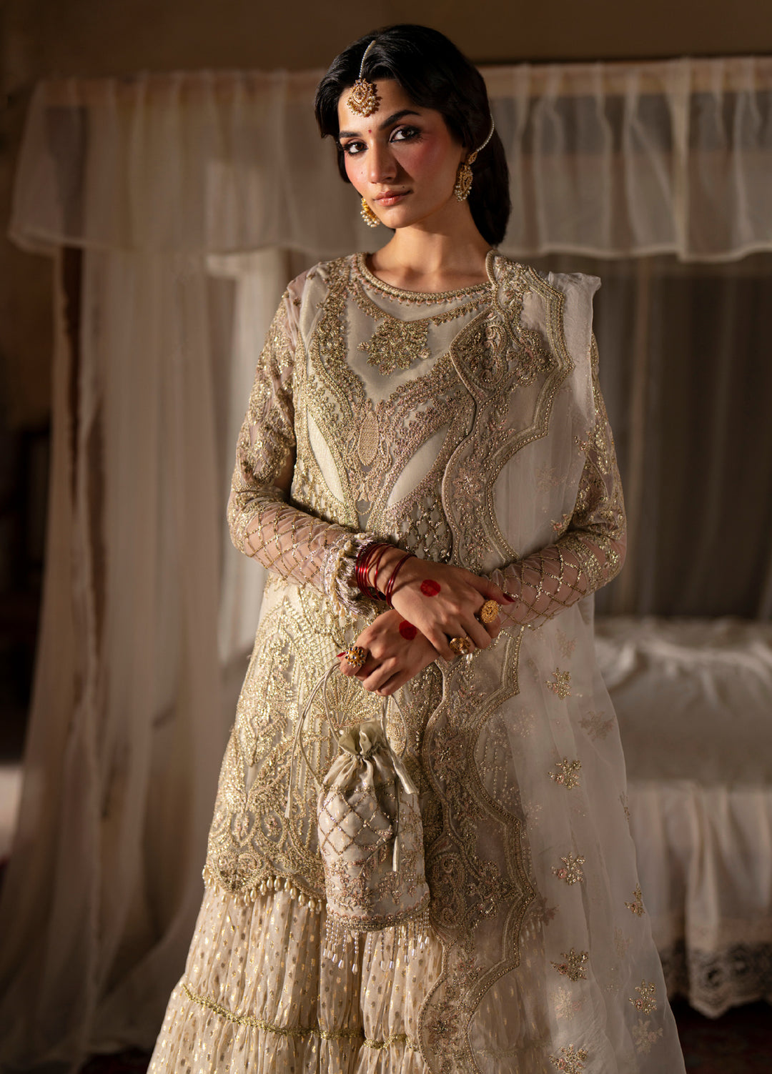 Dastan E Ishq by Ajr Festive Embroidered Organza 3 Piece Suits