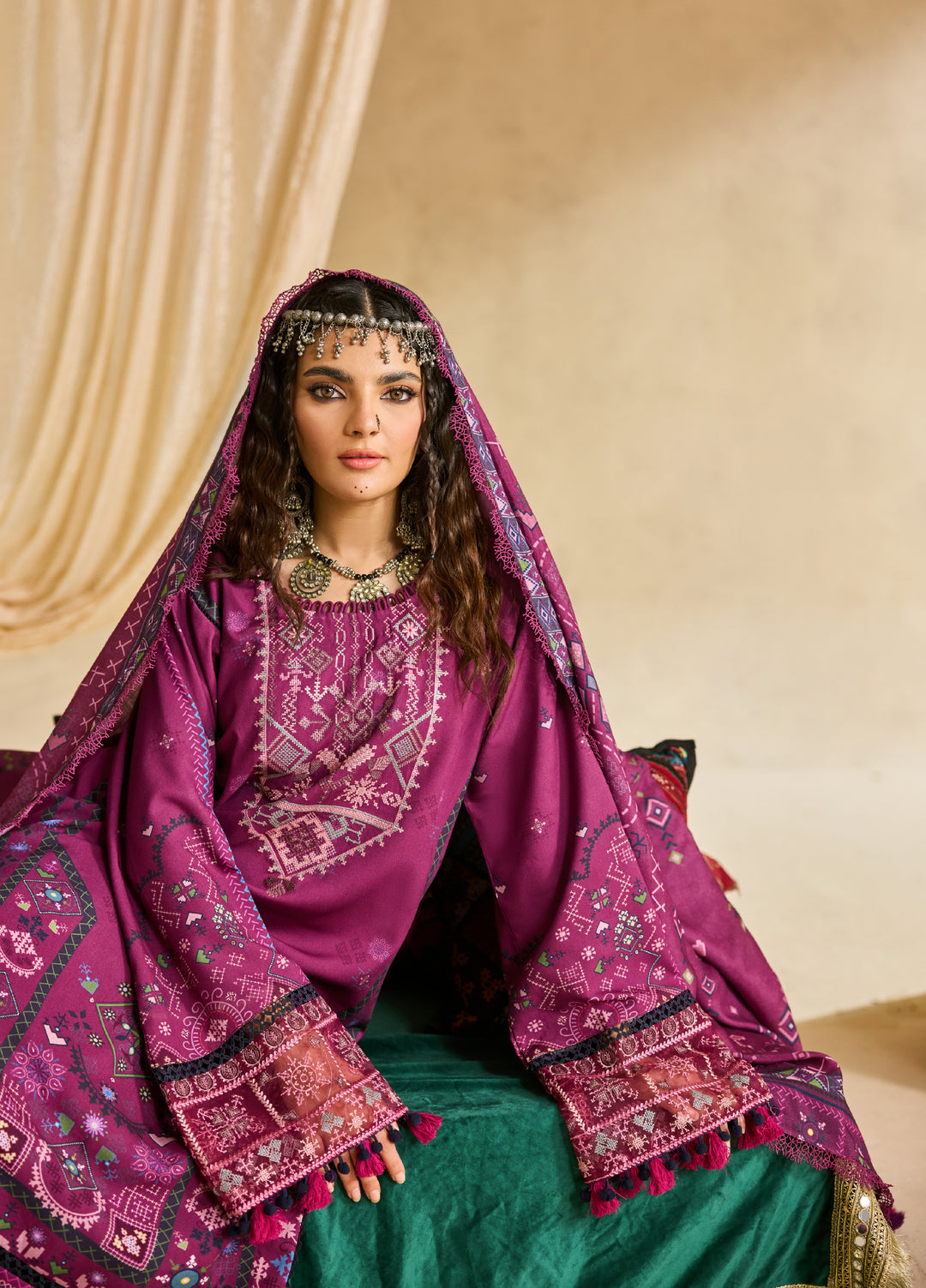 Zync by Florent One Nation Khaddar Embroidered Suits 3 Piece