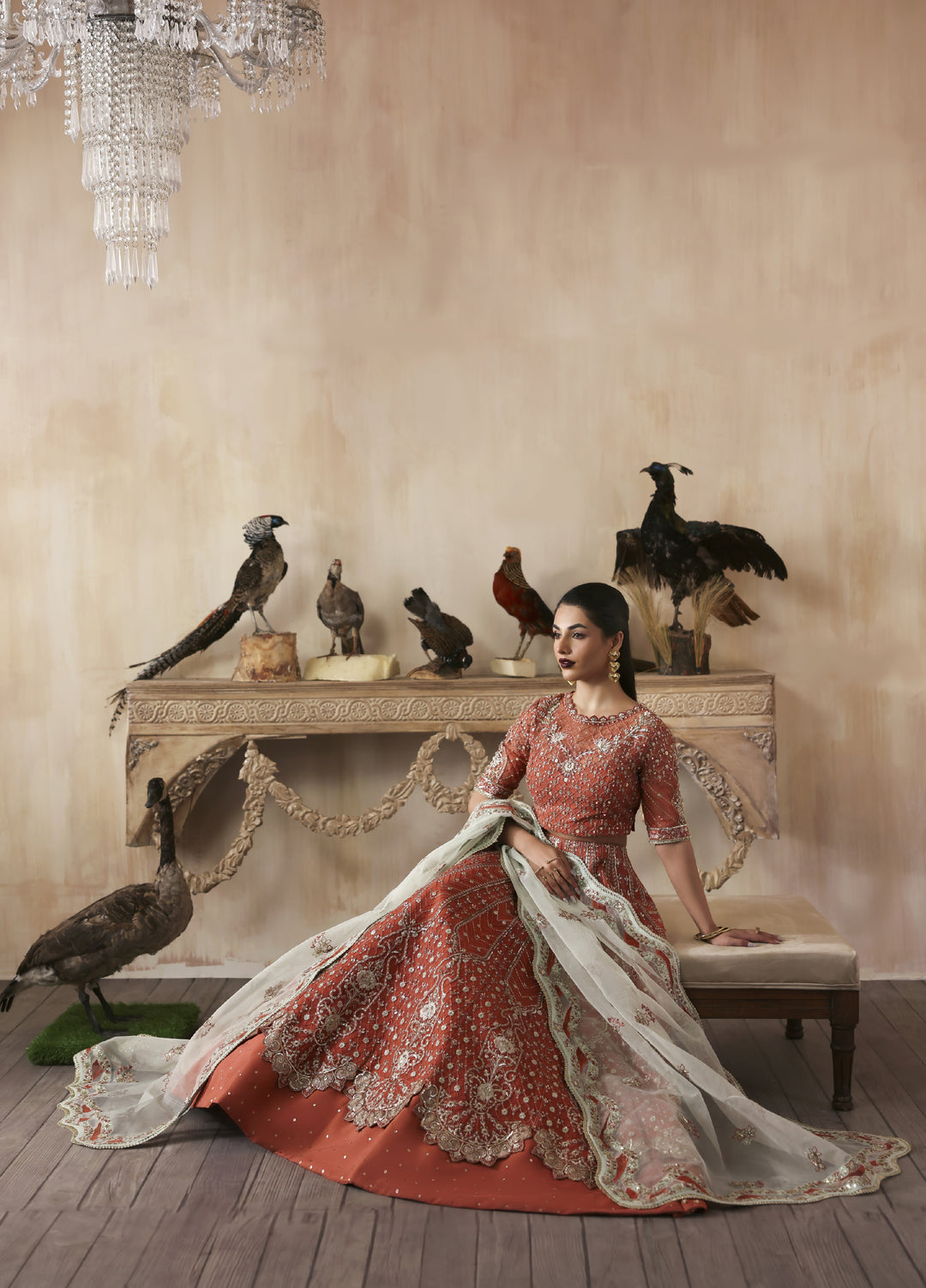 Jahanara by Zarposh Embroidered Organza Suits Unstitched 3 Piece