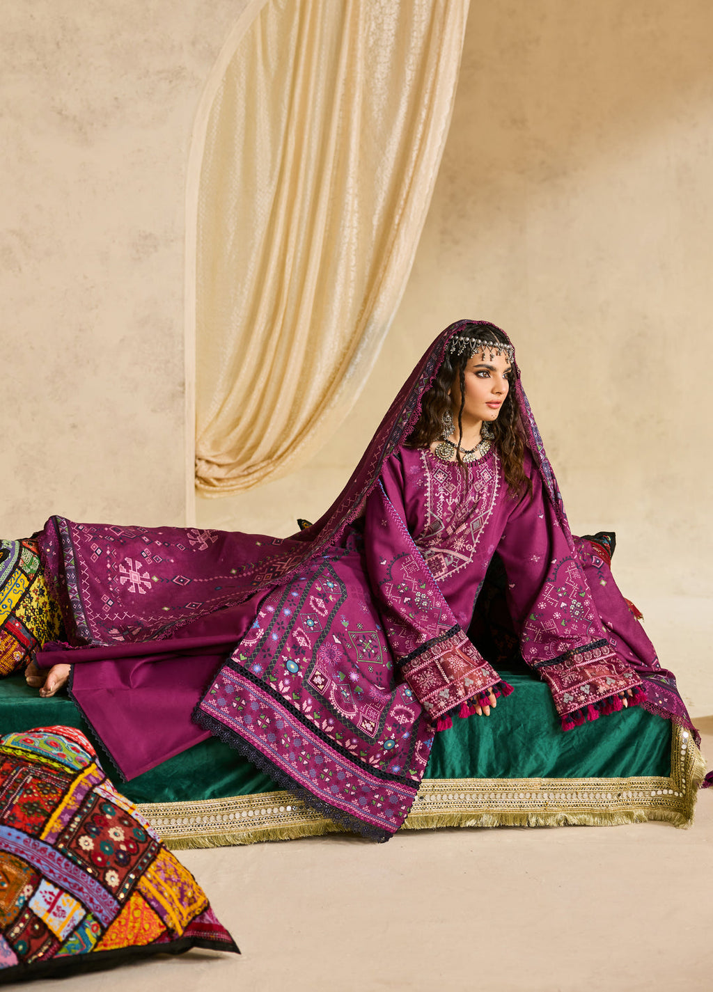 Zync by Florent One Nation Khaddar Embroidered Suits 3 Piece