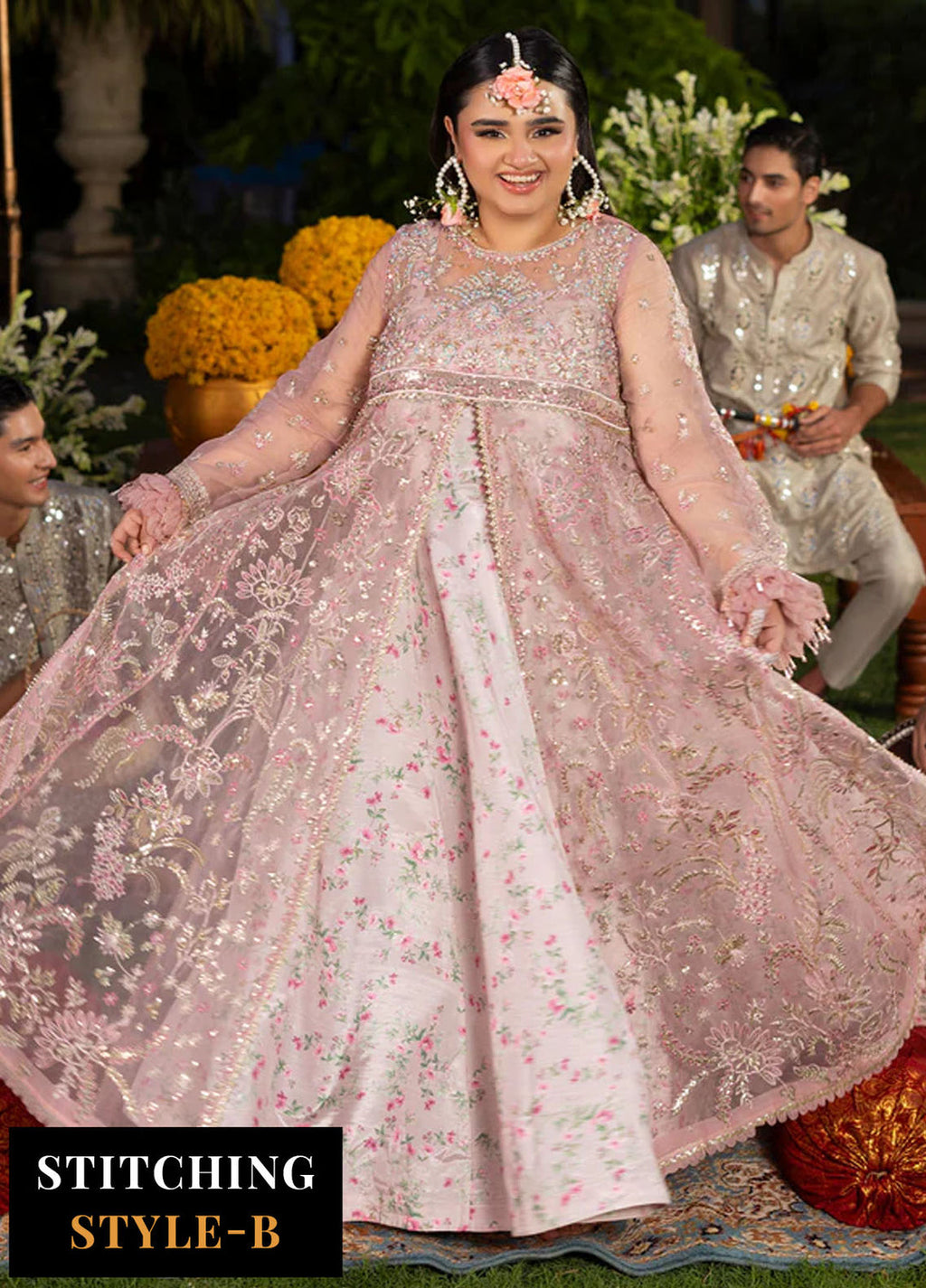 Sahane Embroidered Organza Suits  3 Piece