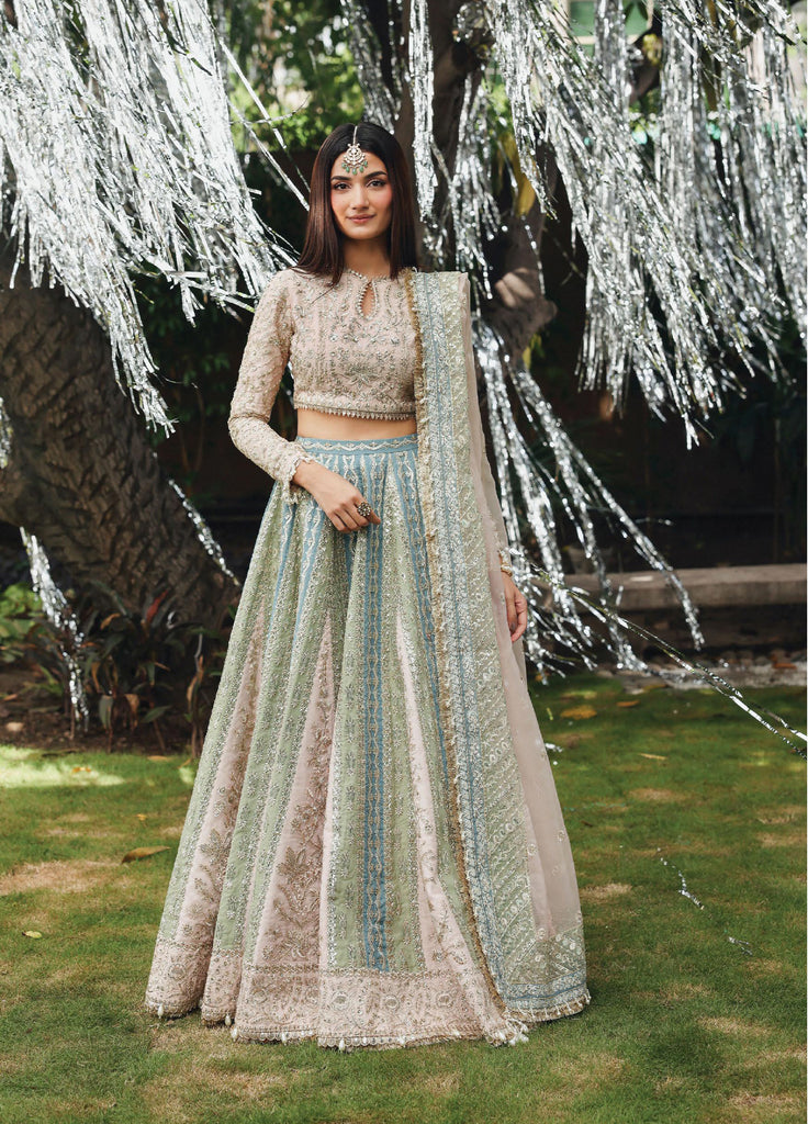 Dastangoi by Afrozeh Stitched Formal Embroidered Organza 3 Piece.