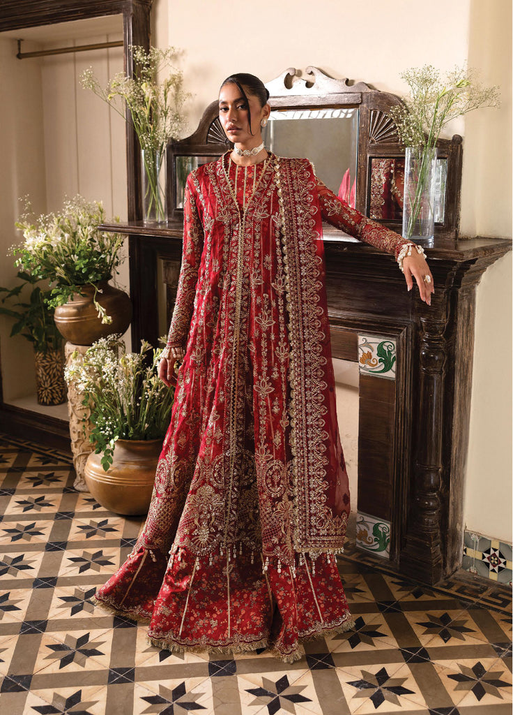 Dastangoi by Afrozeh Stitched Formal Embroidered Organza 3 Piece Suits