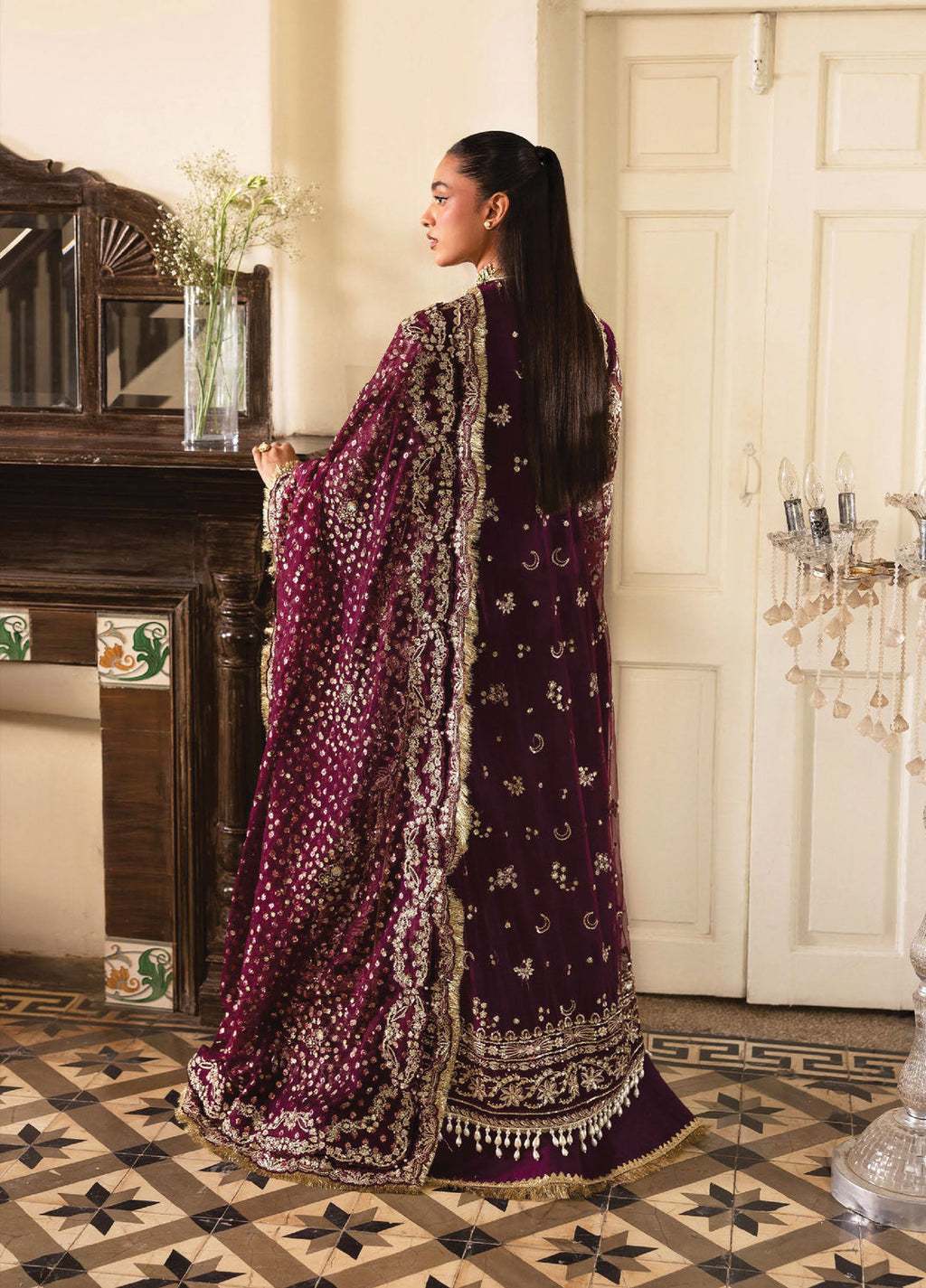 Dastangoi by Afrozeh Stitched Formal Embroidered Raw Silk 3 Piece Suits