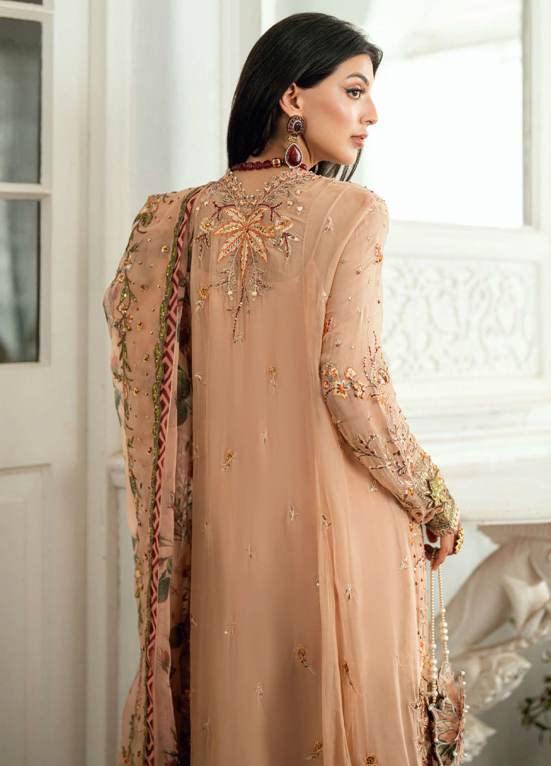 Shaam Shandar By Mushq Luxury Chiffon Stitched 3 Piece Suits