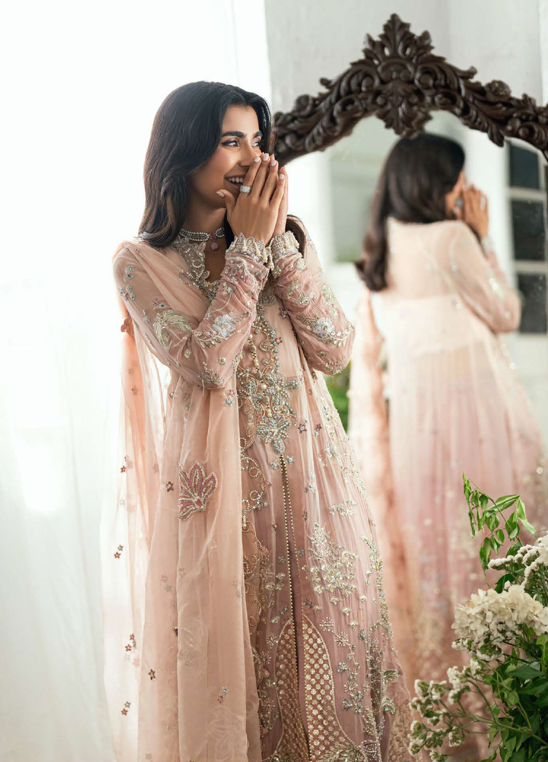 Shaam Shandar By Mushq Luxury Chiffon Stitched 3 Piece Suits