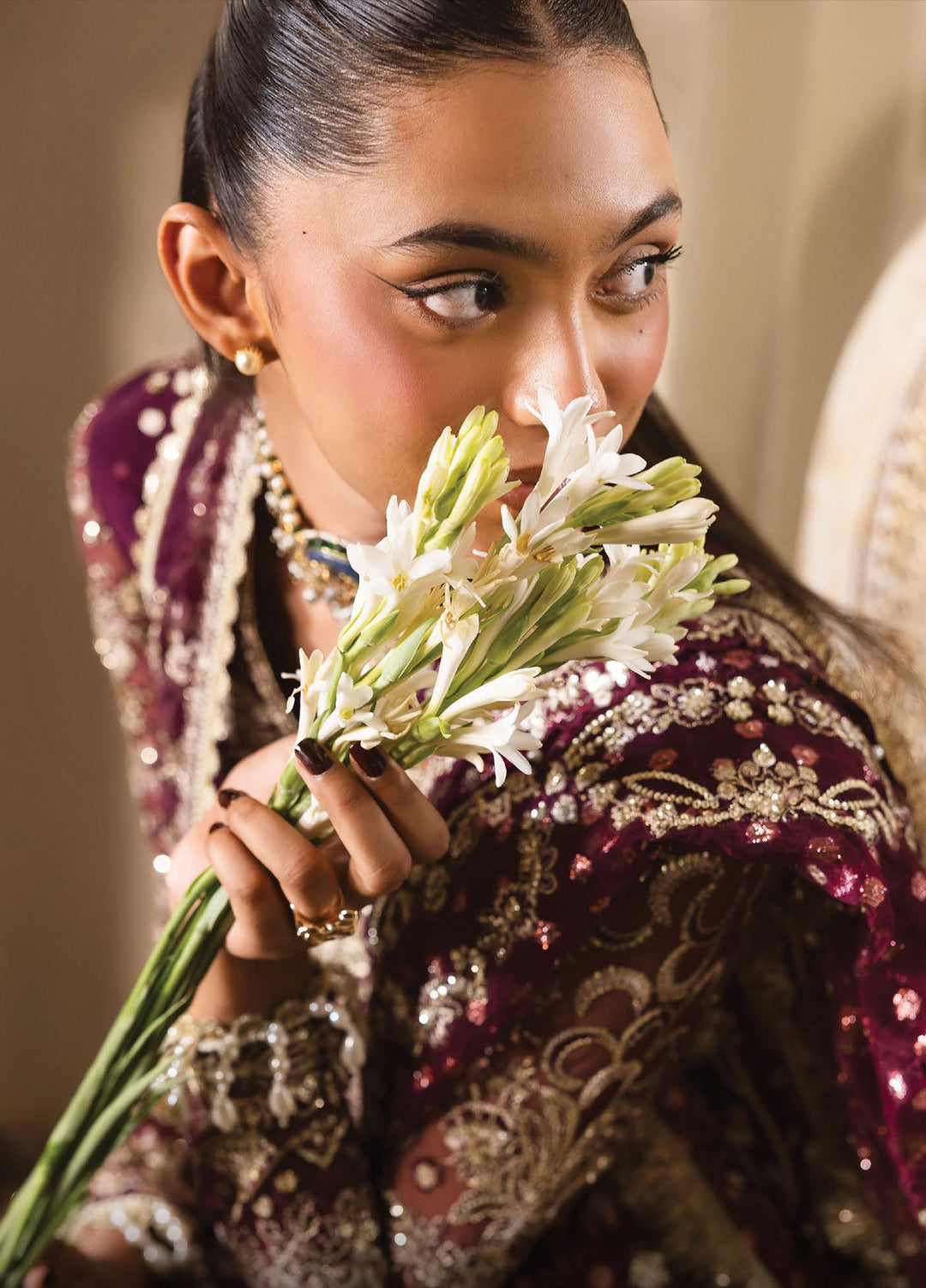 Dastangoi by Afrozeh Stitched Formal Embroidered Raw Silk 3 Piece Suits