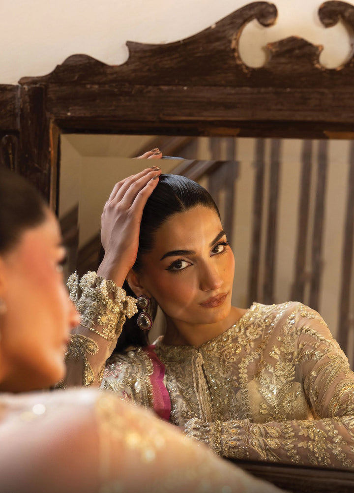 Dastangoi by Afrozeh Stitched Formal Embroidered Organza 3 Piece.