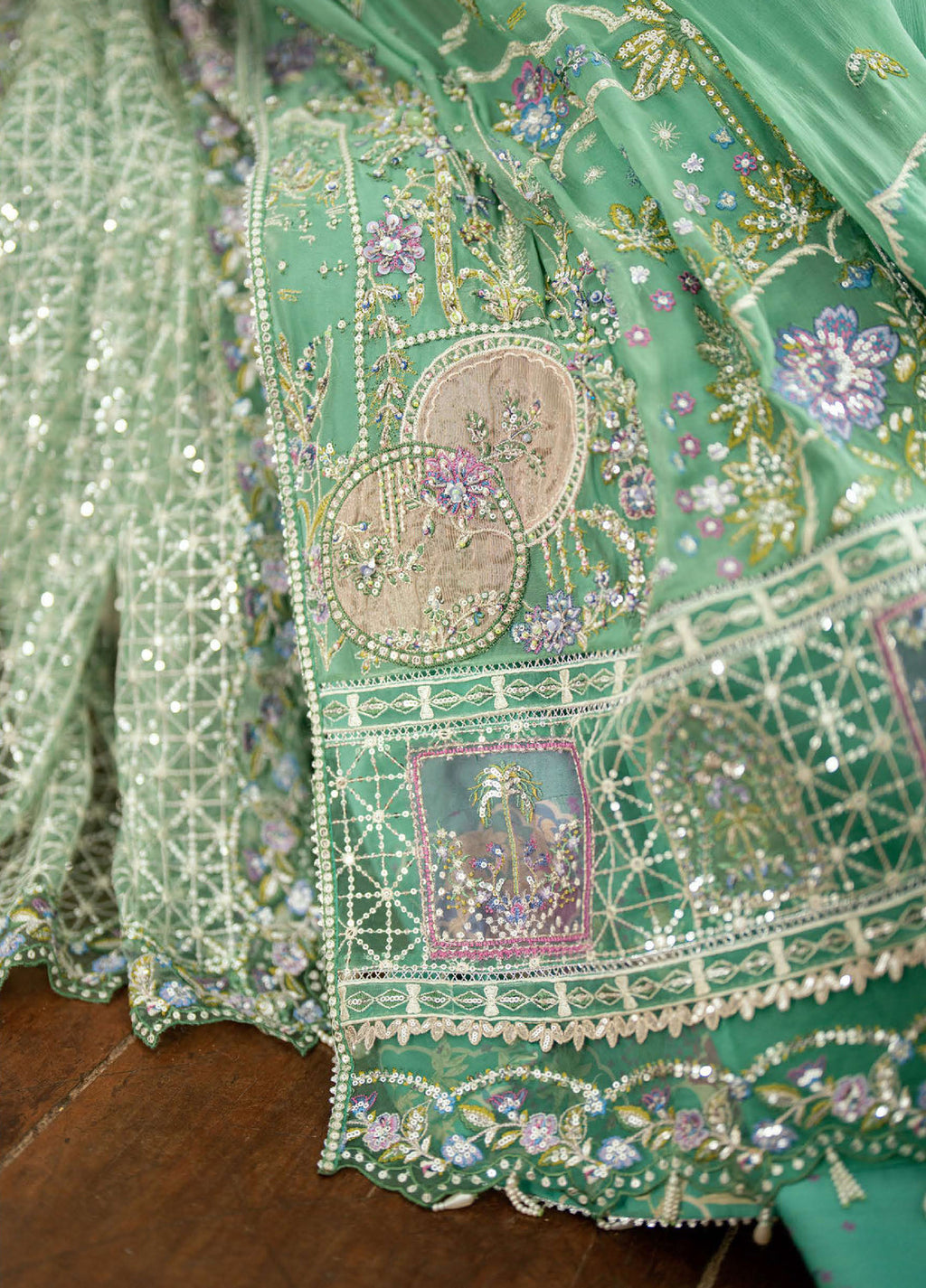 Shaam Shandar By Mushq Luxury Chiffon  3 Piece Suits