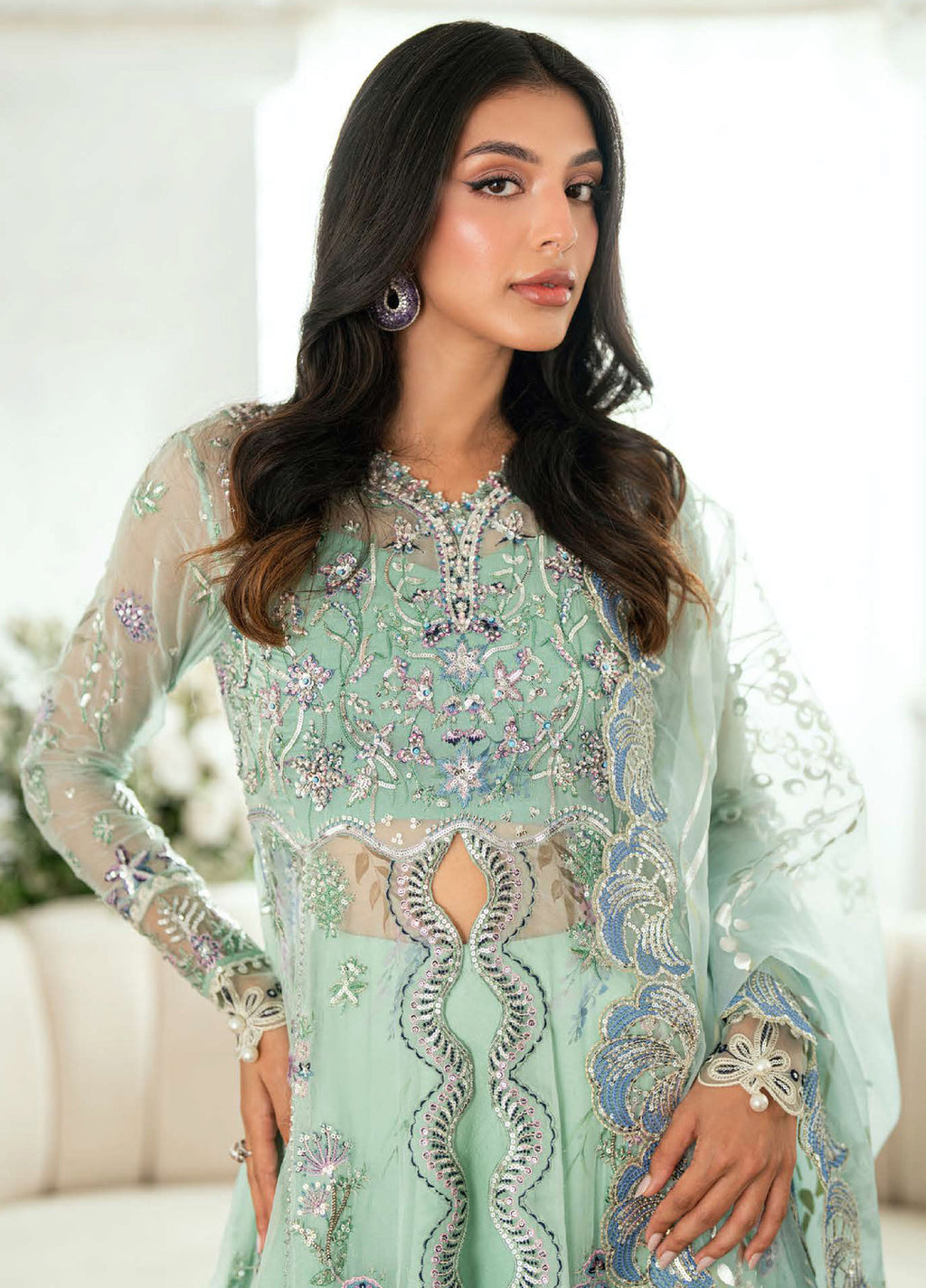 Shaam Shandar By Mushq Luxury Chiffon Stitched 3 Piece Suits