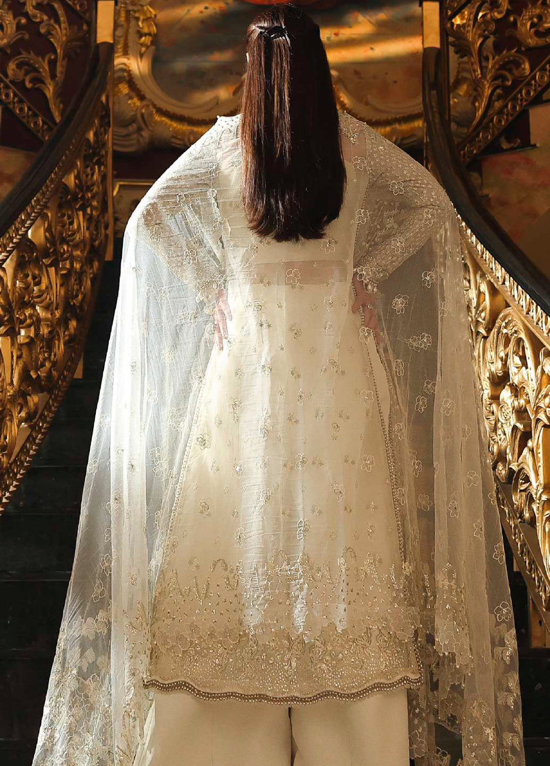 Stardom by Elaf Luxury Formals Embroidered Organza 3 Piece Suits