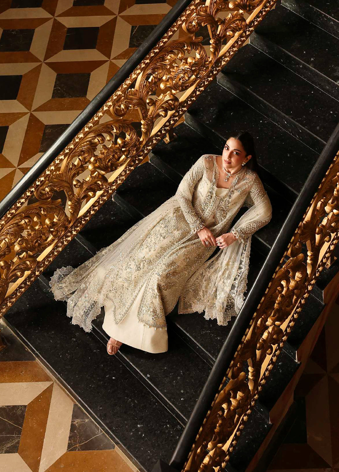 Stardom by Elaf Luxury Formals Embroidered Organza 3 Piece Suits