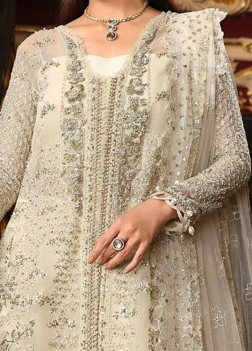 Stardom by Elaf Luxury Formals Embroidered Organza 3 Piece Suits