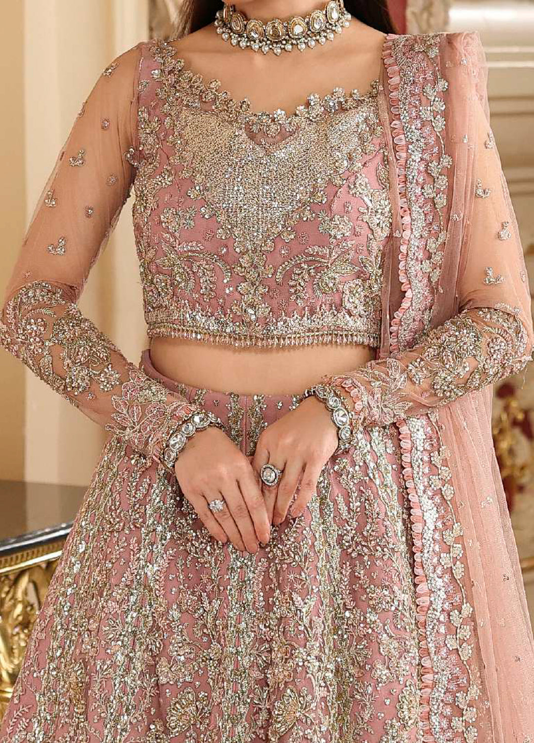 Stardom by Elaf  Embroidered Net 3 Piece Suits