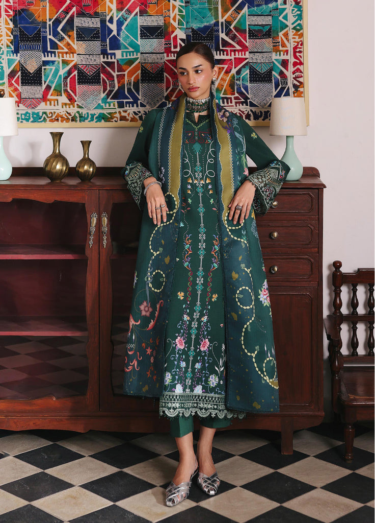 Qprints By Qalamkar Linen Printed 3 Piece Suits