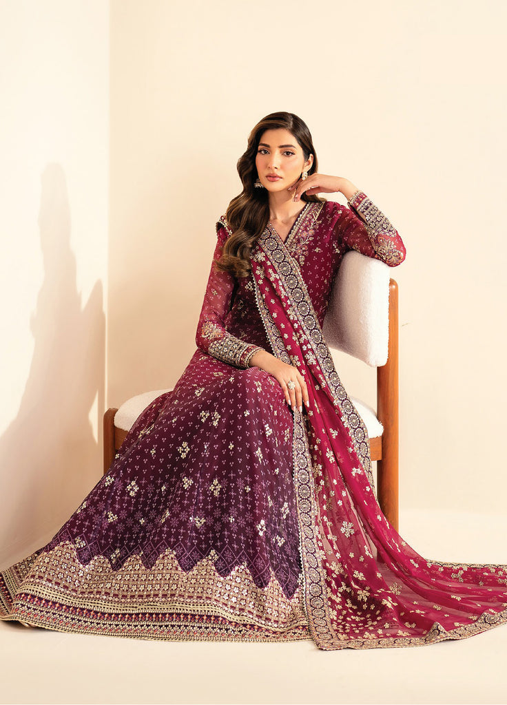 Xenia Formals  Embroidered Chiffon 3 Piece Suits