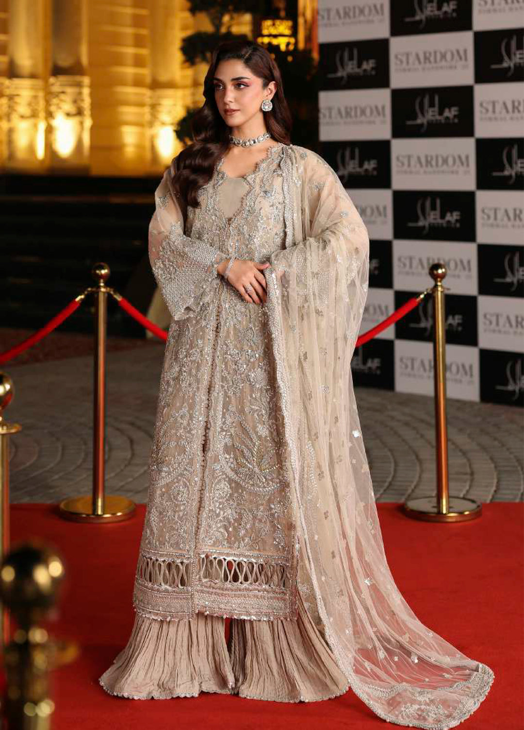 Stardom by Elaf  Embroidered Organza 3 Piece Suits