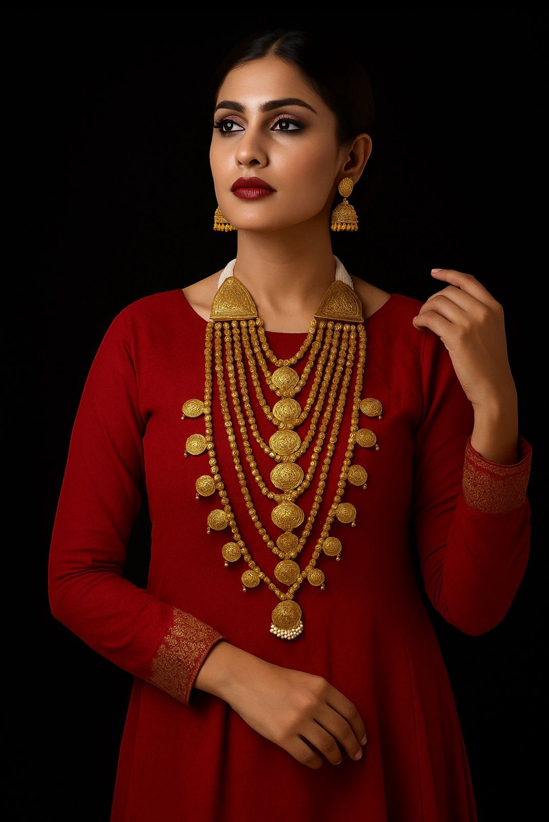 7-Layer Kundan Multani Mala – Made to Order