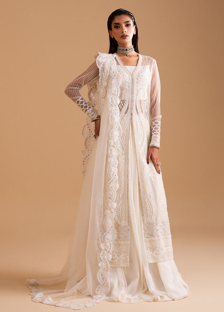 Afsanay by Zariya Luxury Embroidered Stitched Chiffon 3 Piece Suits ZRY25LF D1 ZB50033