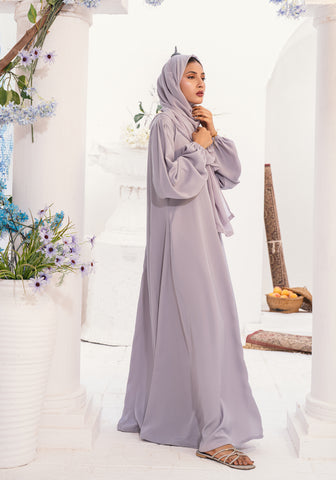 YAMAMA ABAYA- LIGHT LILAC