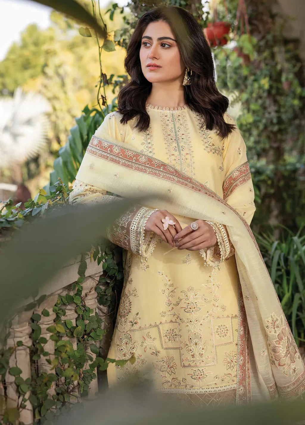 Bahar by Farasha Embroidered Lawn Suits Unstitched 3 Piece
