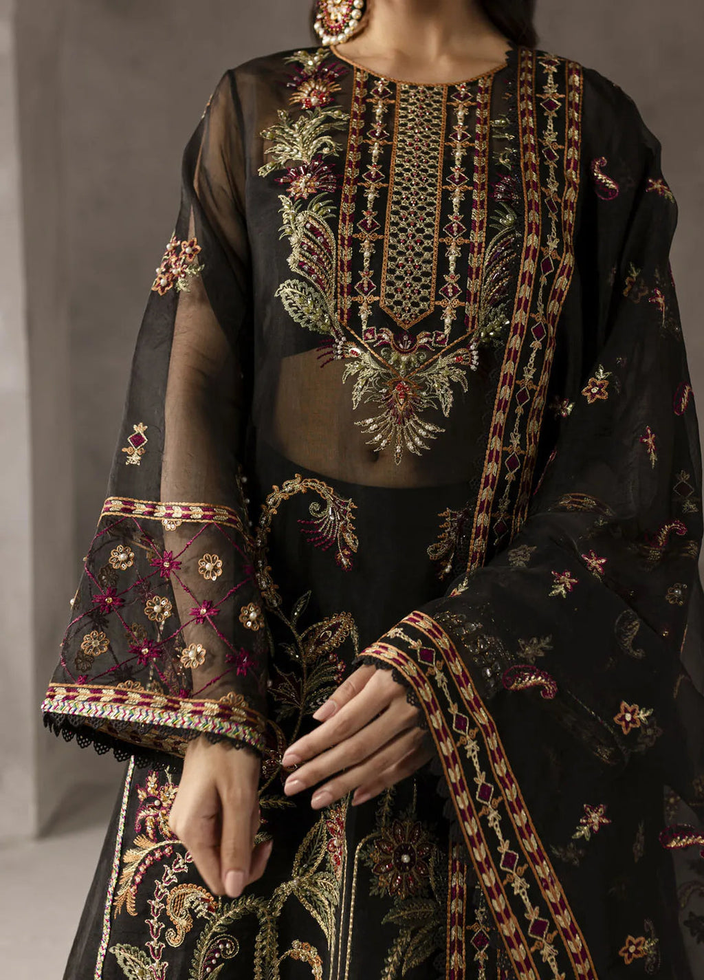 Eblouir by Imran Ramzan Embroidered Organza Suits Unstitched 3 Piece