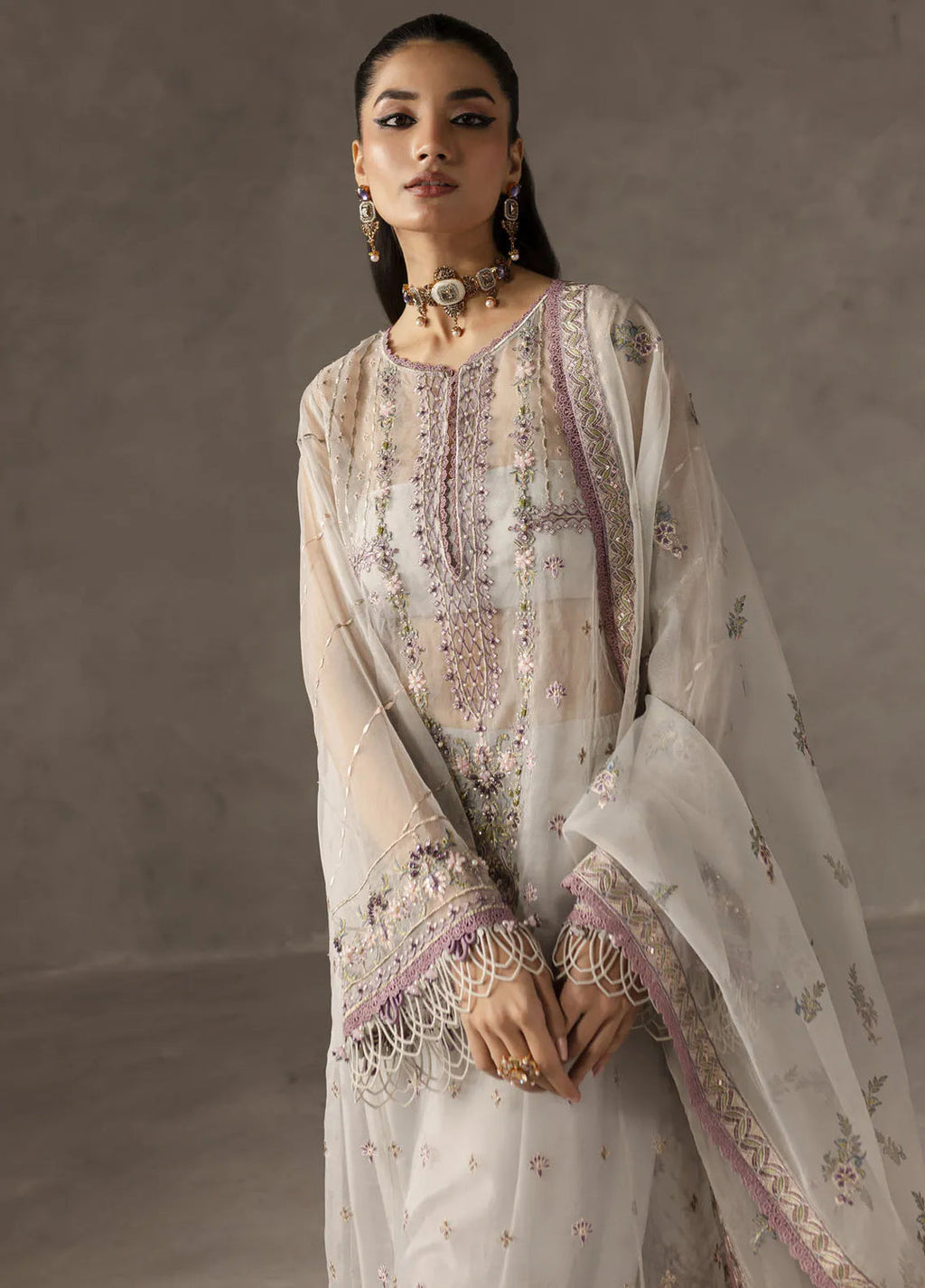 Eblouir by Imran Ramzan Embroidered Organza Suits Unstitched 3 Piece
