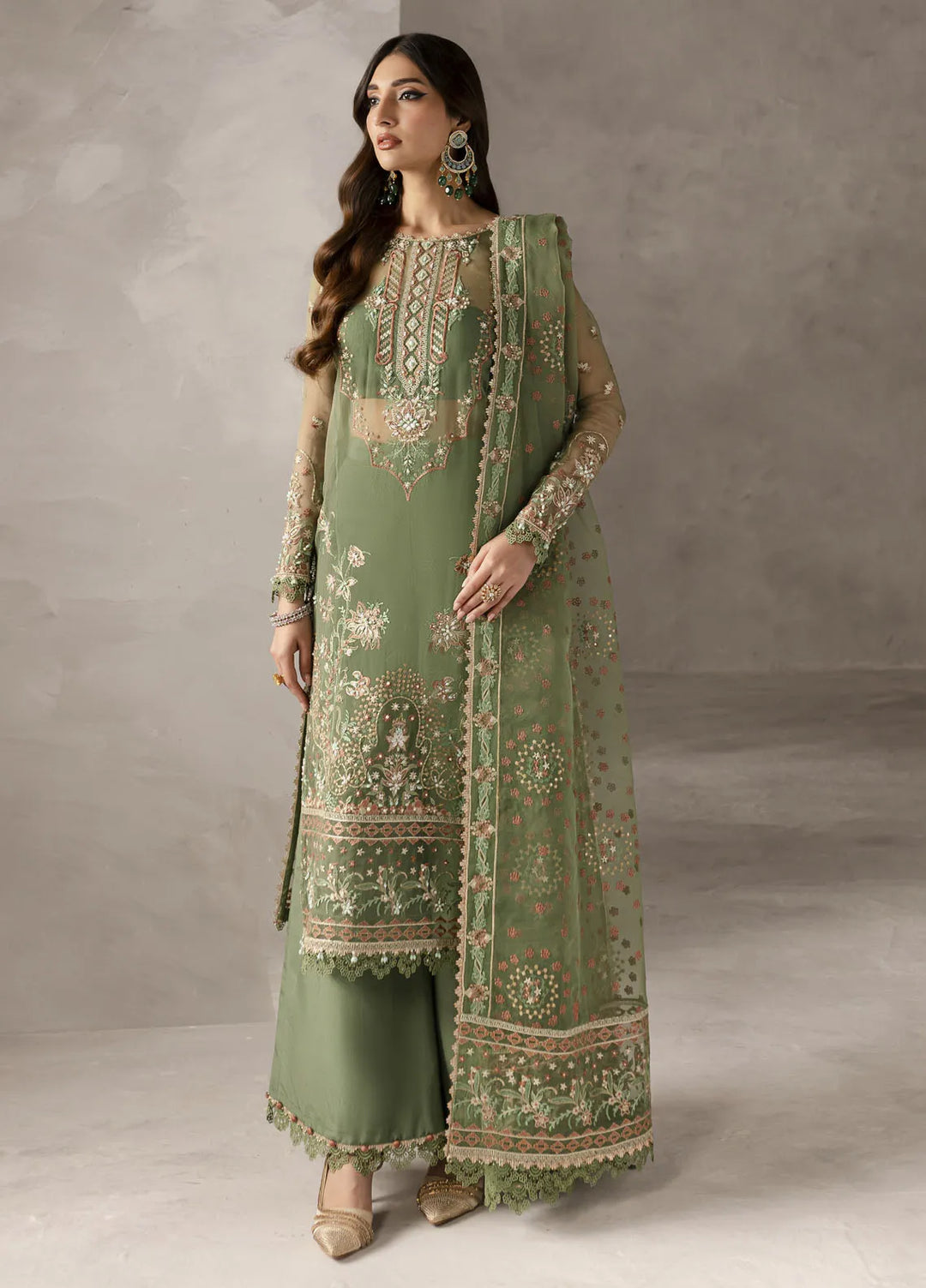 Elysee by Imran Ramzan Embroidered Organza Suits Unstitched 3 Piece