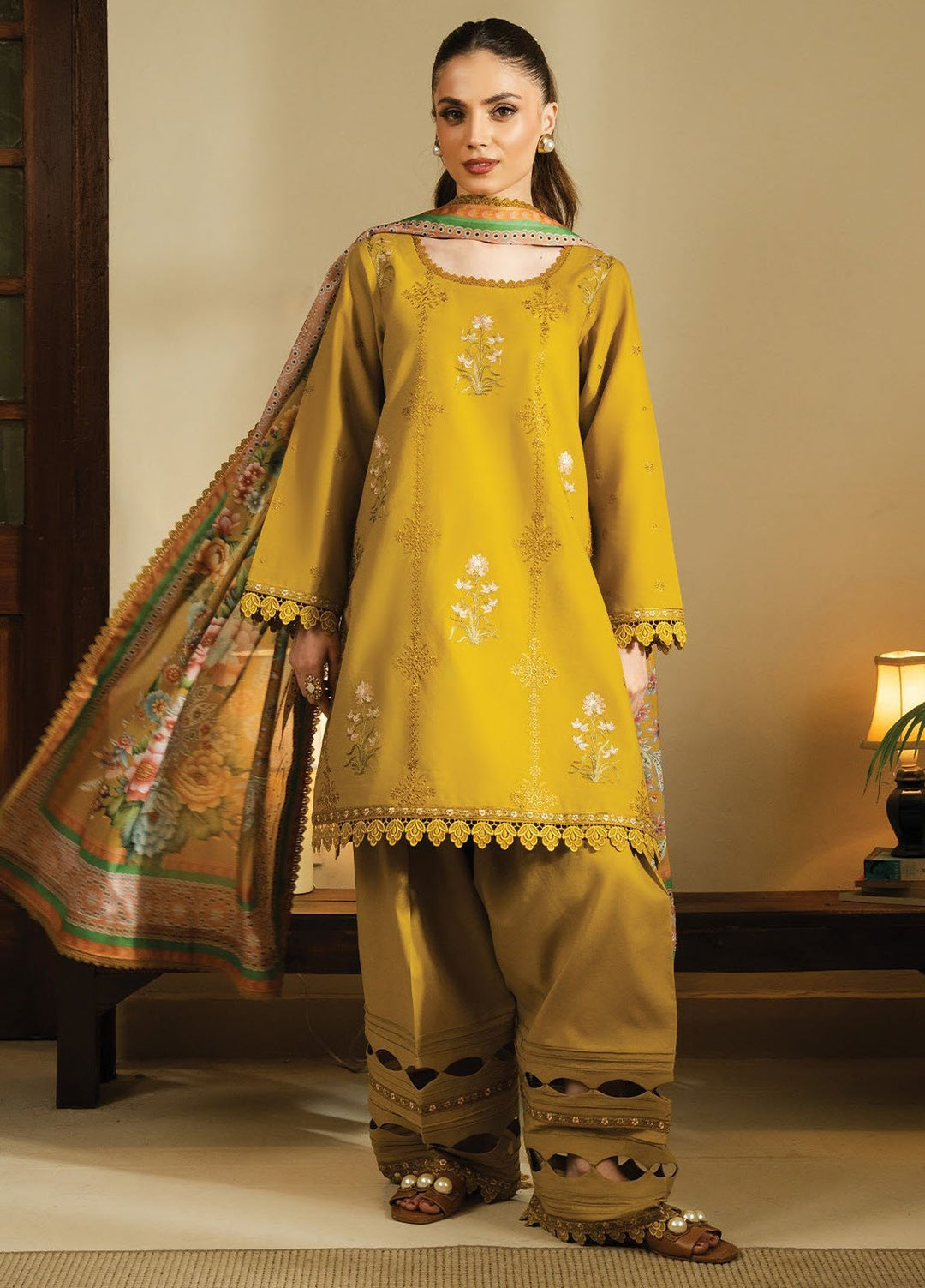 Faiza Faisal Embroidered Lawn Suits Unstitched 3 Piece