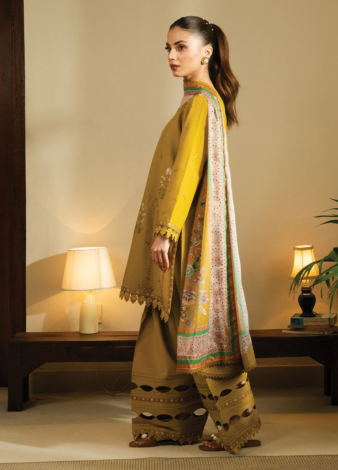 Faiza Faisal Embroidered Lawn Suits Unstitched 3 Piece
